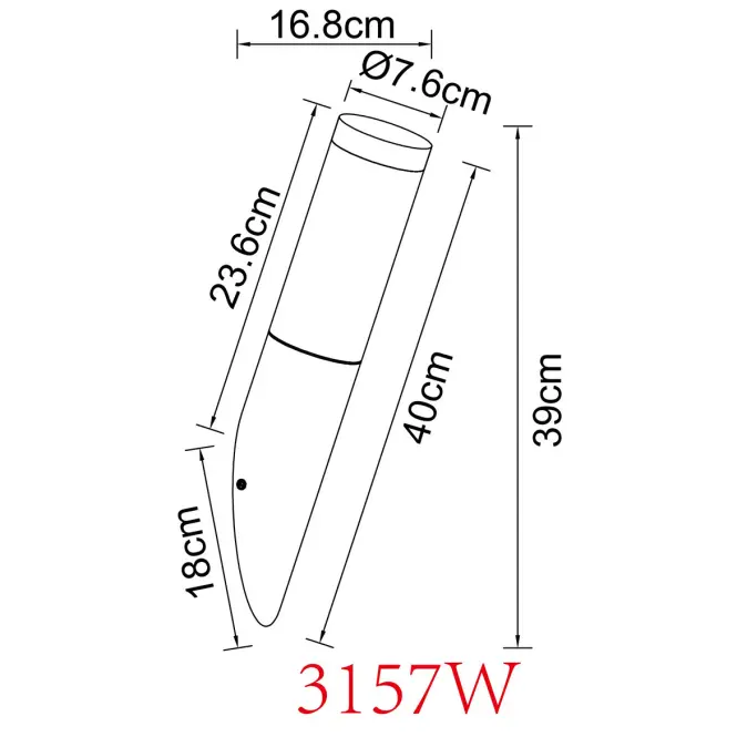 Nástenná lampa Boston 3157W 23W Wood K1,3