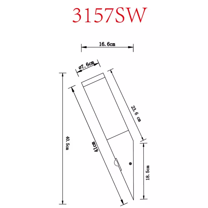 Nástenná lampa Boston 3157SW 15W Wood S K1,3