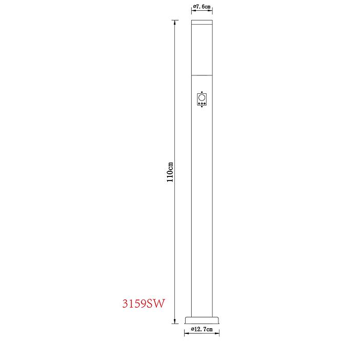 Lampa Boston 3159SW 15W Wood S LS1