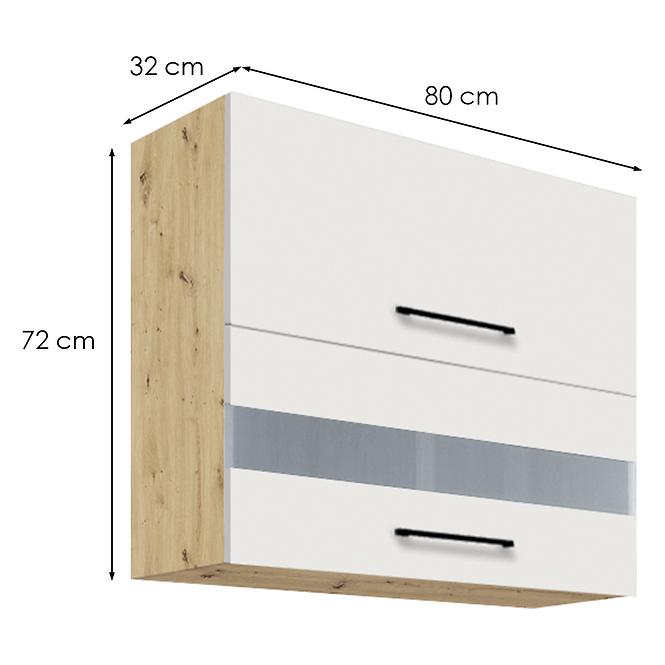 Kuchynská skrinka  41G WHITE ARTISAN