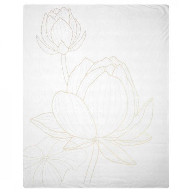 Deka Lili 1 150x200 biela+zlatá 392091