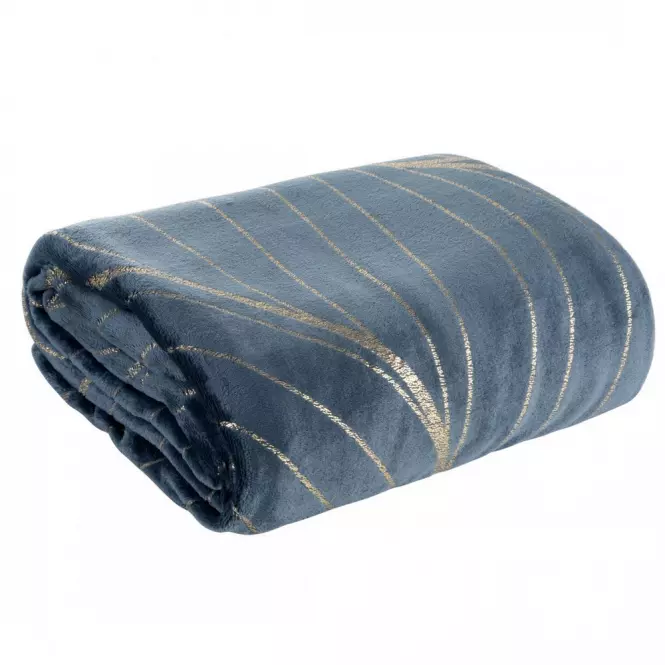 Deka Lotos 2 150x200 tmavomodrá+zlatá 392045,3