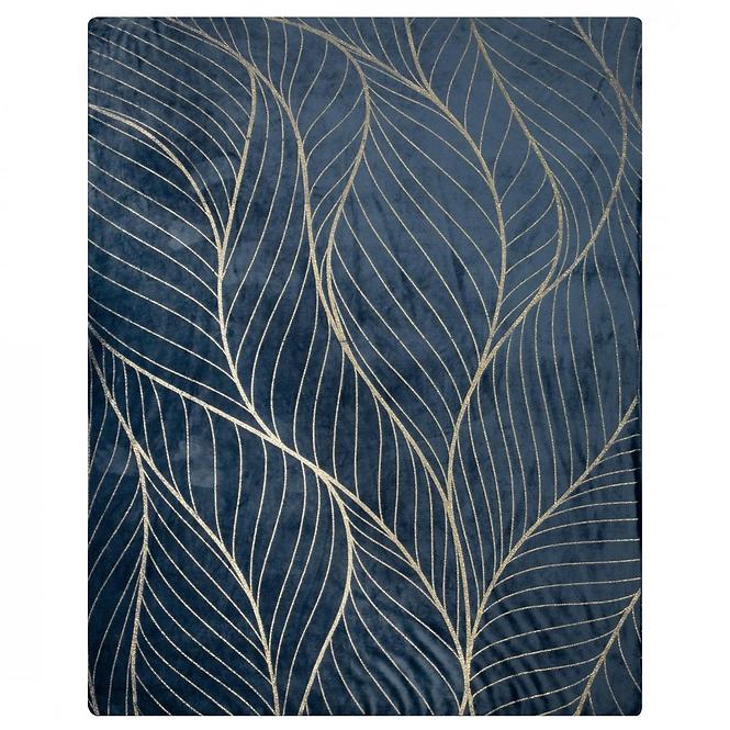 Deka Lotos 2 150x200 tmavomodrá+zlatá 392045