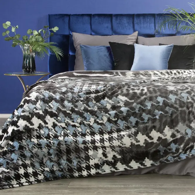 Deka Pamela 150x200 čierna+tmavomodrá 372898,2
