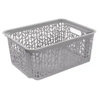 Košík Bamboo sivý
