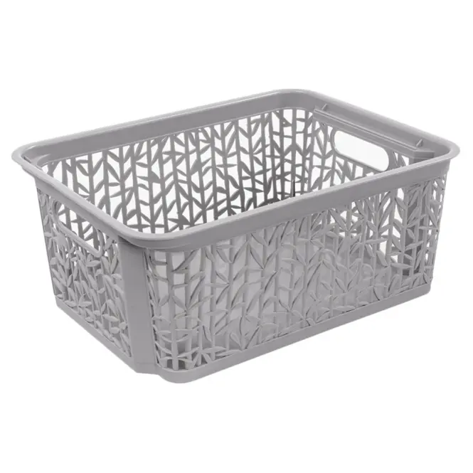 Košík Bamboo sivý