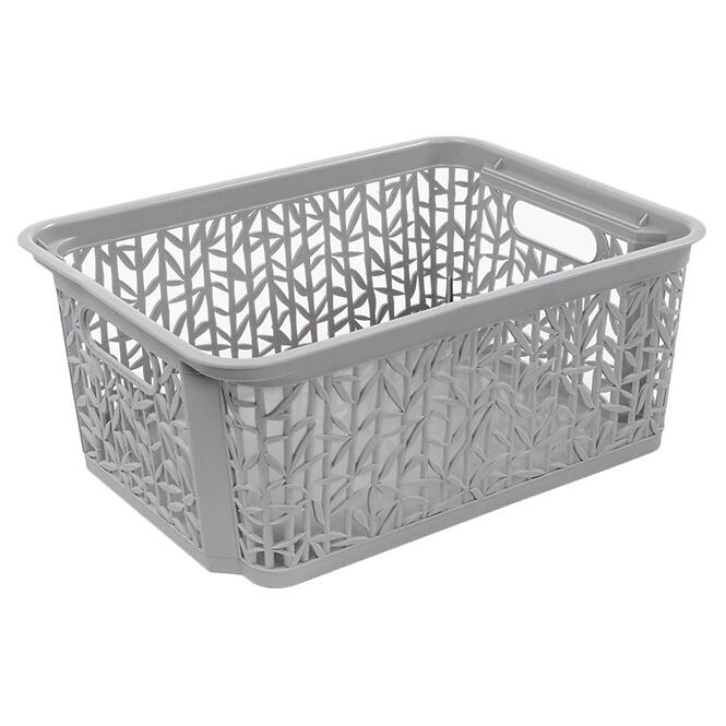 Košík Bamboo sivý