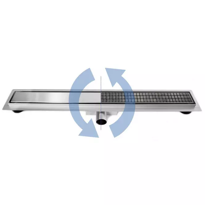 Lineárny odtok Rea G0092 Neo&Pure N 700 kartáčovaná oceľ
