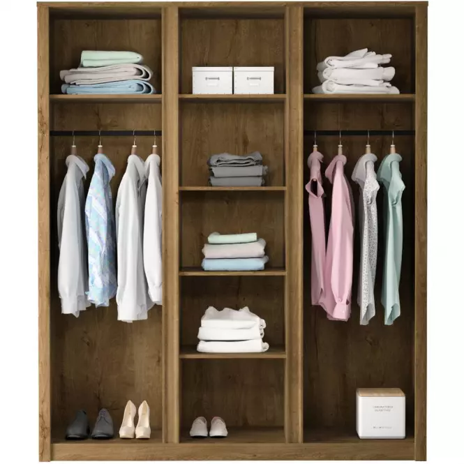 Skriňa Montana S3D 166 cm dub lefkas,2