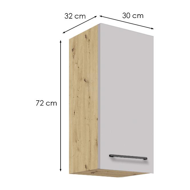Kuchynská skrinka 30g latte wood