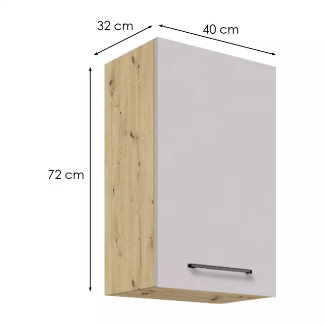 Kuchynská skrinka 31g latte wood