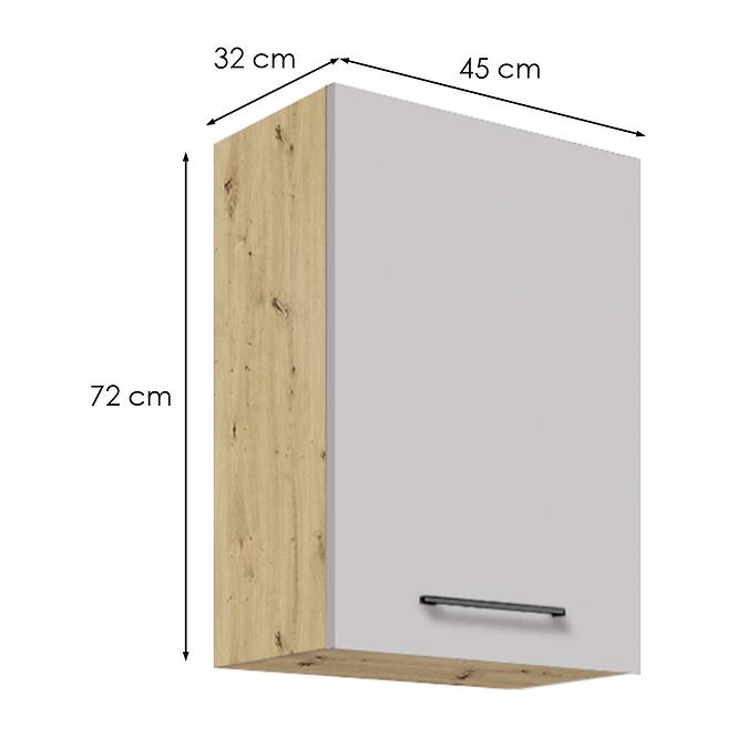 Kuchynská skrinka 32g latte wood,2