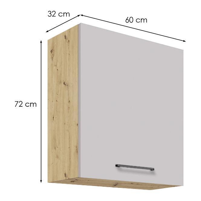 Kuchynská skrinka 34g latte wood,2