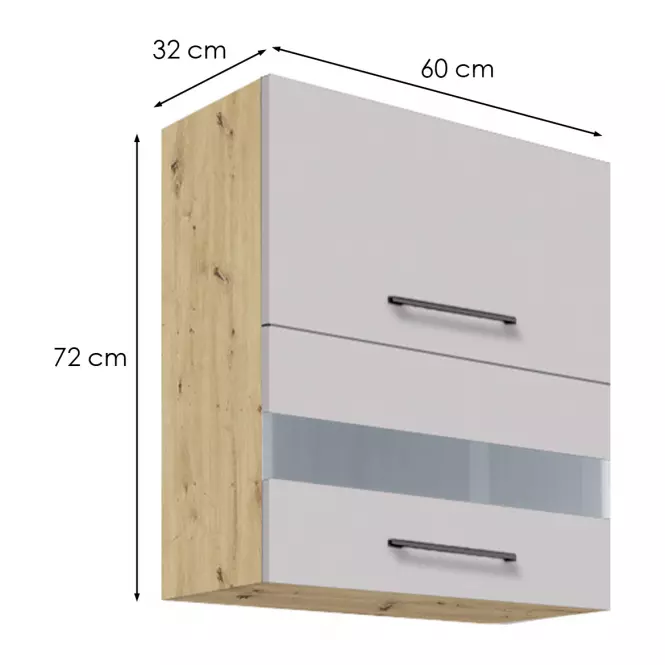 Kuchynská skrinka 40g latte wood