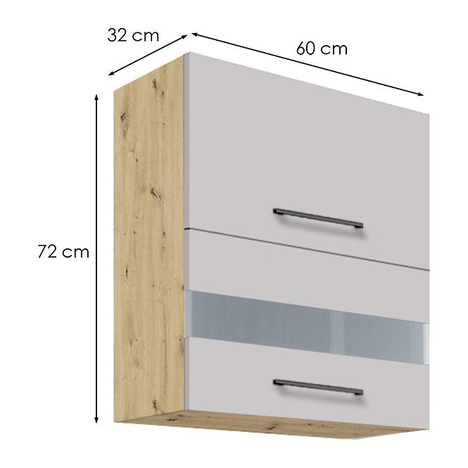 Kuchynská skrinka 40g latte wood