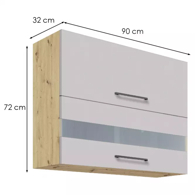 Kuchynská skrinka 42g latte wood