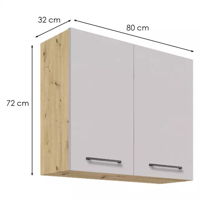 Kuchynská skrinka 43g latte wood