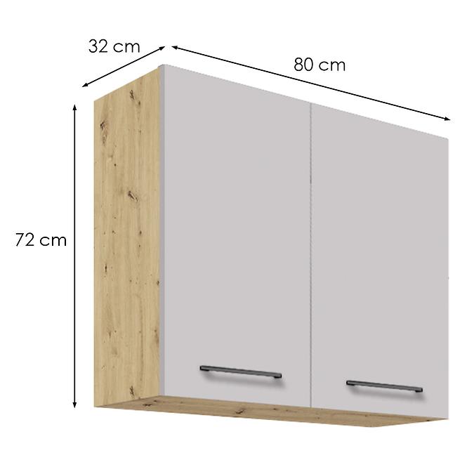 Kuchynská skrinka 43g latte wood,2