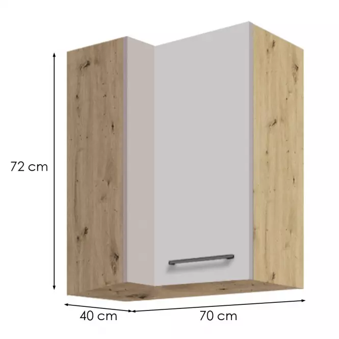 Kuchynská skrinka 45g p latte wood