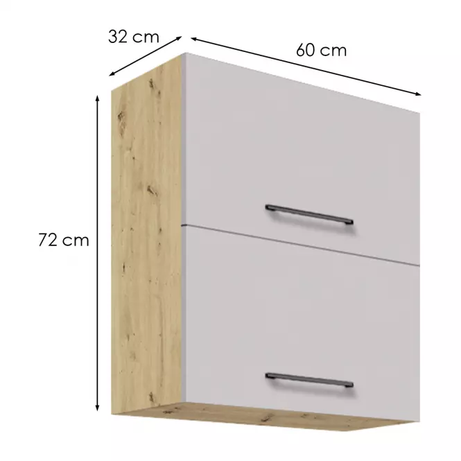Kuchynská skrinka 47g latte wood