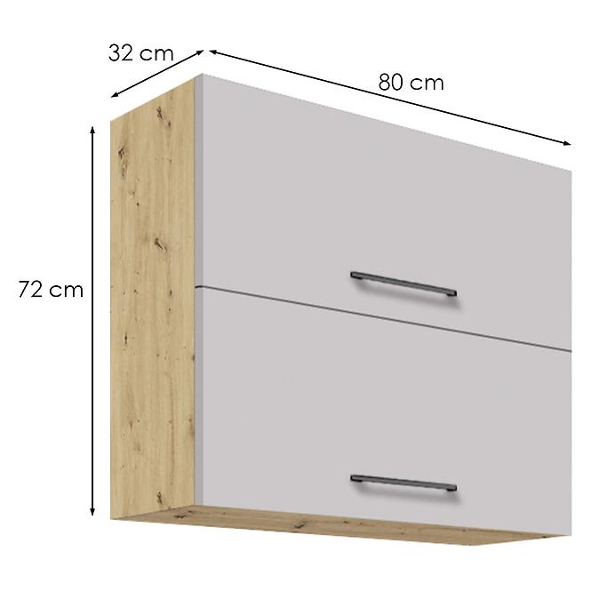 Kuchynská skrinka 48g latte wood