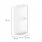 Kuchynská skrinka linea g25pz white,2