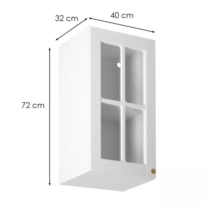 Kuchynská skrinka linea g40s white,3