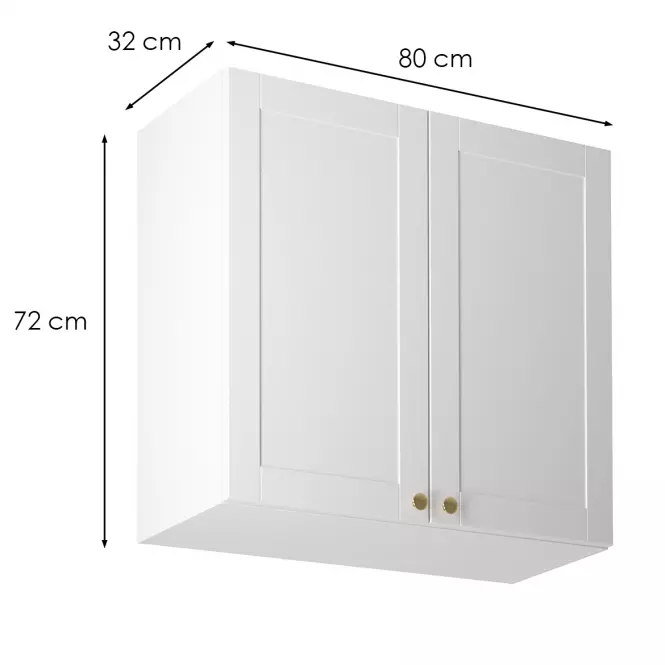 Kuchynská skrinka linea g80 white,3