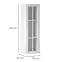 Kuchynská skrinka linea w40s white,4