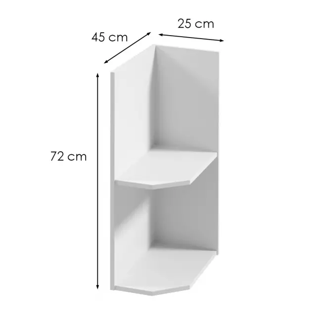 Kuchynská skrinka linea d25pz pravá white,3