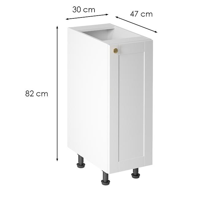 Kuchynská skrinka linea d30 white