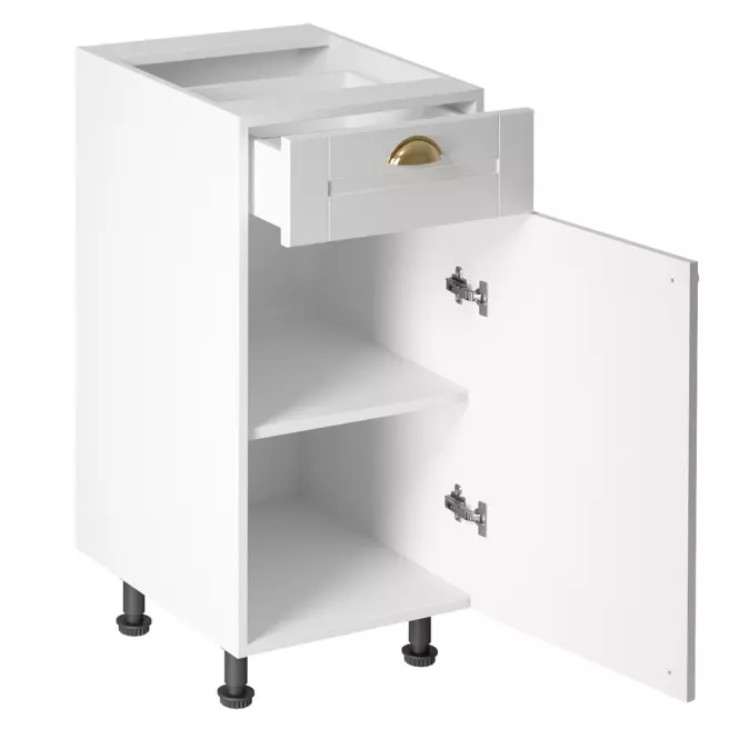 Kuchynská skrinka linea d40s1 white,2