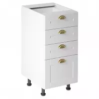 Kuchynská skrinka linea d40s4 white Kuchynská skrinka linea d40s4 white