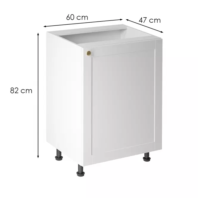 Kuchynská skrinka linea d60 P/L white,3