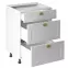 Kuchynská skrinka linea d60s3 white,2