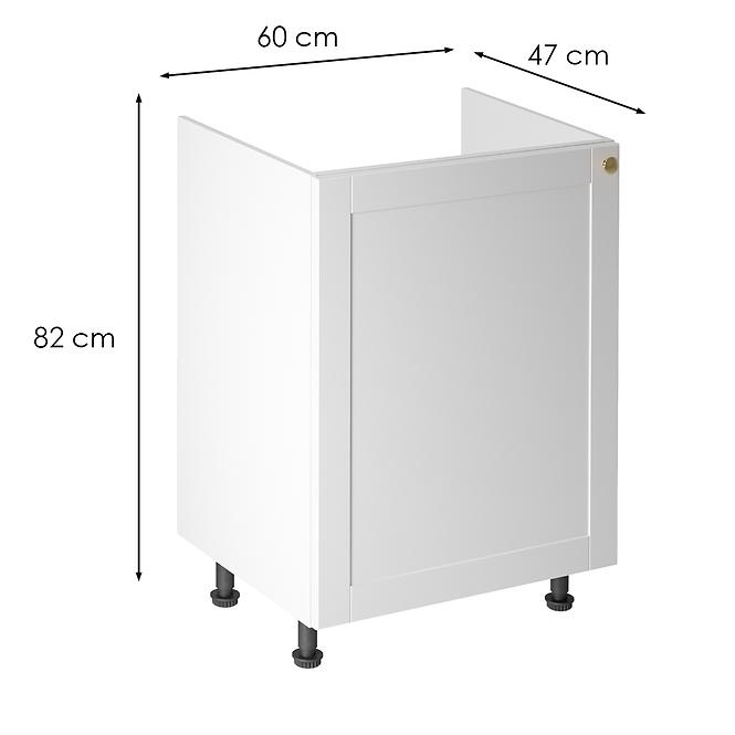 Kuchynská skrinka linea d60z P/L white,3