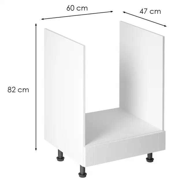Kuchynská skrinka linea d60zk white,3