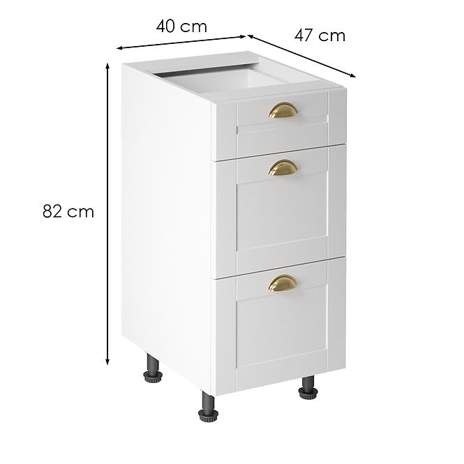 Kuchynská skrinka linea d40s3 white