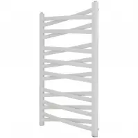 Kúpeľňový radiátor Łezka 3D Ł3DX 1640 biela 910x440 mm