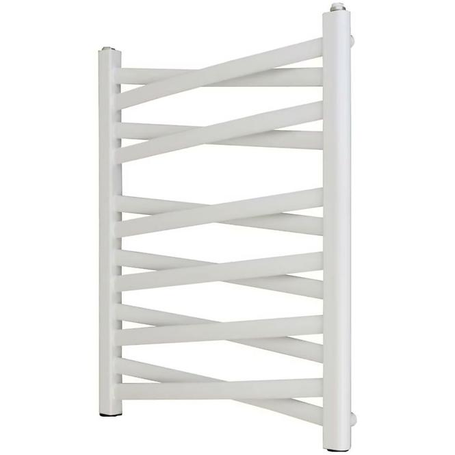 Kúpeľňový radiátor Łezka 3D Ł3DX 1250 biela 675x540 mm