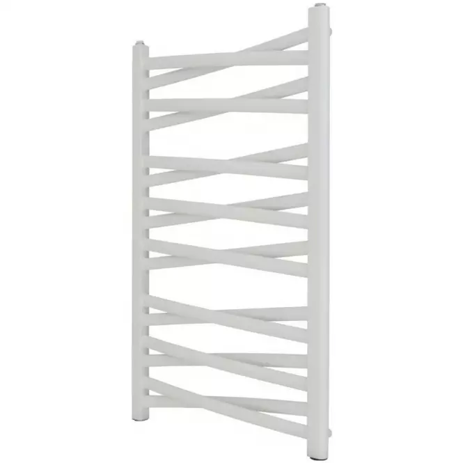 Kúpeľňový radiátor Łezka 3D Ł3DX 1650 biela 910x540 mm