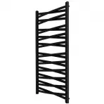 Kúpeľňový radiátor Łezka 3D Ł3DX 2240 čierna 1205x440 mm