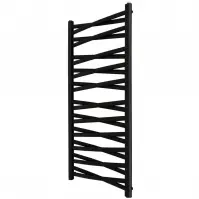 Kúpeľňový radiátor Łezka 3D Ł3DX 2240 čierna 1205x440 mm