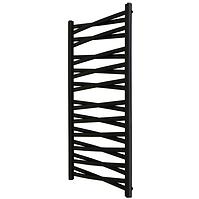 Kúpeľňový radiátor Łezka 3D Ł3DX 2240 čierna 1205x440 mm