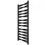 Kúpeľňový radiátor Łezka 3D Ł3DX 2640 čierna 1435x440 mm