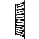 Kúpeľňový radiátor Łezka 3D Ł3DX 2640 čierna 1435x440 mm