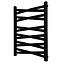 Kúpeľňový radiátor Łezka 3D Ł3DX 1250 čierna 675x540 mm
