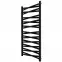 Kúpeľňový radiátor Łezka 3D Ł3DX 2250 čierna 1205x540 mm