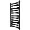 Kúpeľňový radiátor Łezka 3D Ł3DX 2250 čierna 1205x540 mm