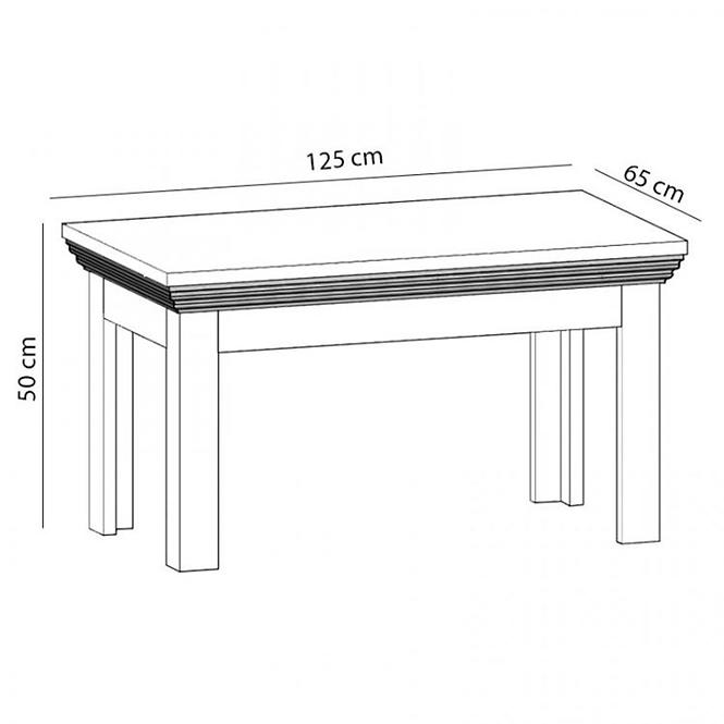 Konferenčný stolík Royal LN2 severská borovica/divoký dub
